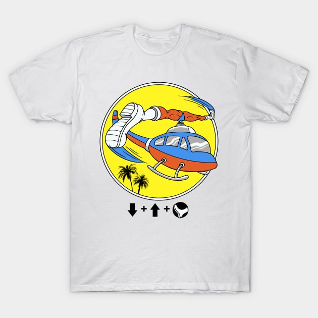 Helicopter Kick T-Shirt by Vincent Trinidad Art